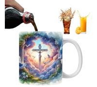 Tasse à eau en céramique, tasses à boire en céramique | Tasse à café décorative avec motif soleil effet - Tasse de boisson nouveauté Tasse à café froide pour la décoration de cuisine à la maison