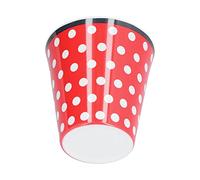 Tasse à Eau en Porcelaine Imitation, Tasse à thé Résistante aux Chutes avec Tasse à café Résistante à l'usure, Tasse à Boire Pratique pour L'école et Le Restaurant (Point Rouge)