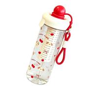 Tasse à eau - Jolie tasse | Bouteille anti-fuite de 650 ml avec passoire à thé, tasse à paille avec corde de transport, récipient réutilisable, accessoire d'hydratation pour voyage, cuisine, bureau