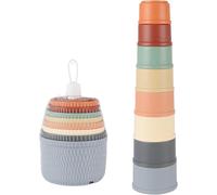 Tasse À Empilable Bébé 8 Pièces Cubes Empilables Gobelet Empilables,Tour Empilable Pour Enfants, Jouet De Bain, Gobelets De Sable, Jouet Empilable Pour Bébé Construction Jeux Gigognes Jeux