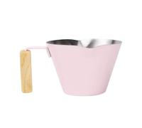 Tasse à expresso avec anse - 100 ml - Pichet à shot à expresso - Verre doseur en métal avec double bec verseur - Bec verseur en acier inoxydable pour thé, bar, lait