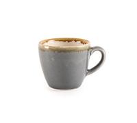 Olympia Tasses à espresso Kiln couleur océan - 85 ml, lot de 6, grès, peintes à la main, micro-ondes