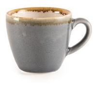 Olympia Tasses à espresso Kiln couleur océan - 85 ml, lot de 6, grès, peintes à la main, micro-ondes