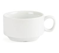 Tasse à expresso empilable blanche Olympia x 12 Blanc G