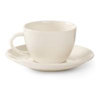 Tasse a expresso en porcelaine avec soucoupe 80 ml 110 mm lot de 6 restauration !