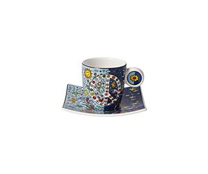 Tasse à Expresso James Rizzi Give Peace a Chance Pop Art