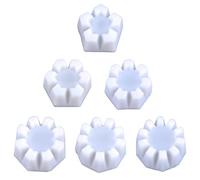 Tasse à fleurs - 6 pièces de peinture acrylique versant des outils de peinture de coupe fendue - 5-10 Multi Slots DIY Pouring Paint Patterns Création d'outils d'art