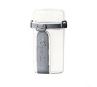 Tasse à flocons d'avoine double couche avec fourchette et cuillère, bol de petit-déjeuner étanche étanche pour salade, yaourt, récipient à déjeuner portable avec large ouverture pour bureau, voyage