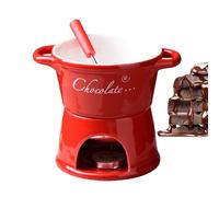 Tasse À Fondue Au Chocolat - Pot En Céramique Pour Faire Fondre, Ensemble De Tasses À Fondue Au Chocolat | Parfait Pour unRendez-vous Amoureux, unAnniversaire, unMariage, unApéritif, unDessert, D