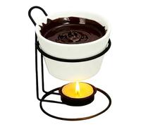 Tasse à fondue au chocolat - Réchaud à fondre pour chocolats chauds, beurre, fromage | Machine à dessert électrique pour réunions de famille, Noël, maison, cuisine, café, fêtes, vacances