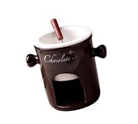 Tasse à fondue en céramique pour faire fondre du fromage au chocolat, parfaite pour les vacances et les fêtes, passe au lave-vaisselle