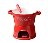Tasse à fondue en céramique pour faire fondre du fromage au chocolat, parfaite pour les vacances et les fêtes, passe au lave-vaisselle, tasse en céramique pour chauffer et faire fondre les liquides