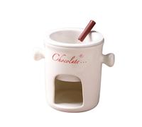 Tasse à Fondue Individuel, Blanc Cassé, 280ml