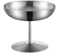 Tasse à glace fabriquée en acier inoxydable 304 avec finition polie, base lourde et stable à bord large pour un service facile des desserts (Ben-250 ml)