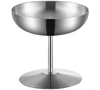 Tasse à glace fabriquée en acier inoxydable 304 avec finition polie, base lourde et stable à bord large pour un service facile des desserts (Ben - 150 ml)