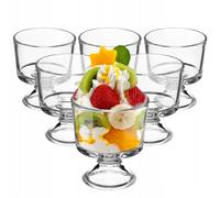 Tasse à glace KADAX, bol à dessert 280 millilitres en verre de haute qualité