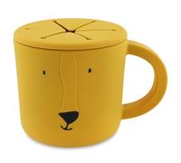 Tasse à goûter en silicone Mr Lion, Jaune