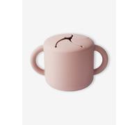 Tasse à goûter en silicone rose blush TU