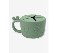 Tasse à goûter Peekaboo Raffi en silicone vert TU