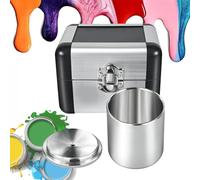 Tasse à gravité spécifique, densimètre liquide en acier inoxydable, pycnomètre pour test de viscosité de peinture, 50 ml