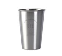 Tasse à Jus en Acier Inoxydable Argentée, Incassable, Anti-chute | Style Simple et Élégant, Usage la Cuisine ou Camping, pour Soda et Bière, Sûre Près des Garçon Fille