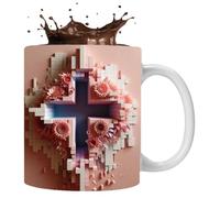 Tasse à lait en céramique, tasse à café décorative, tasse à café en céramique avec motif soleil avec effet - Tasse en céramique pour une bonne performance de conservation