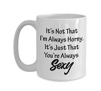 Tasse À Lait Excité. Ce N'Est Pas Que Je Le Sois Toujours, C'Est Juste Que Tu L'Es Toujours. Rétro Mug En Céramique Décoratifs Coffee Mugs Pour Maison Fête Femme