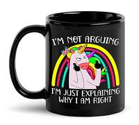 Tasse À Lait Horse Sea, Je Ne Discute Pas, J'Explique Simplement Pourquoi J'Ai Raison. Humour Mug En Céramique Idée Tasses De Café Pour Eau Lait Bureau