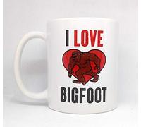 Tasse À Lait Ich Liebe Bigfoot Porcelaine Mug Avec Poignée Mugs Café Pour Latte Boissons Bureau