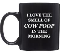 Tasse À Lait Ich Liebe Den Geruch Von Kuhmist Am Morgen (Slogan) Avec Poignée Tasses À Café En Céramique Porcelaine Coffee Mugs Pour Boissons Homme Lait