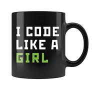 Tasse À Lait Ich Programmiere Wie Ein Mädchen Décoratifs Mug Avec Poignée Mugs Café Pour Femme Lait Maison