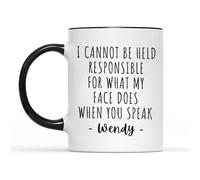 Tasse À Lait Je Ne Peux Être Tenu Responsable De Ce Que Fait Mon Visage Minimaliste Mug À Café En Céramique Rétro Tasses À Café Pour Bureau Homme Boissons