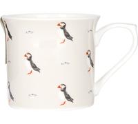 Tasse à macareux en porcelaine