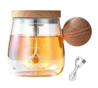Tasse à mélanger électrique avec poignée confortable | Mélangeur automatique pour protéines de lait, miel, maison, salle de sport, voyage, dortoir, pique-nique