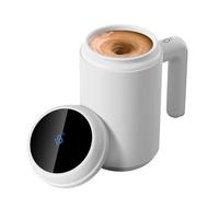 Tasse à mélanger magnétique automatique - Tasse à café électrique rechargeable, mélangeur intelligent pour lait, jus, boissons en poudre, design facile à utiliser pour la maison, la cuisine, le bureau