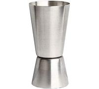 Tasse à mesurer à cocktail 25 ml/50 ml, doseur pour barman professionnel, tasse à mesurer standard pour débutant, outils ménagers, assaisonnement liquide, mesure en acier inoxydable argenté