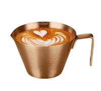 Tasse à mesurer à en acier inoxydable avec poignée et balance - Tasses à mesurer en métal pour cafés