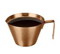 Tasse à mesurer à en métal,tasse à mesurer à avec poignée Balance à poignée | Tasse de pichet à mousse de café pour cuisine café