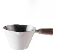 Tasse à Mesurer Café Acier Inoxydable 250ml Précise(white) | Échelle gravée précise, bec verseur anti-fuite, acier inoxydable , lavable lave-vaisselle, usage domestique pro