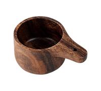 Tasse à mesurer de cuisine en bois, mesure à café avec poignée intégrée et bords arrondis pour la cuisson et la préparation de la cuisson, tasse à mesurer en bois, ingrédient, mesure de cuisine, du de