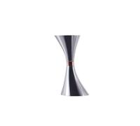 Tasse À Mesurer Double Tête, Bouche Inclinée, Once, 2 Pièces pour Barman | Mesureur de vin et tasse de barman en acier inoxydable, tasse à outils de barman monobloc avec échelle(30/60ml)
