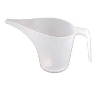 Tasse à Mesurer en Plastique avec Entonnoir de 1000 Ml, pour Confiture, Pâte, Sirop avec Design Transparent (Comme montré)