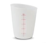 Tasse à mesurer en silicone avec graduations transparentes pour colle à résine, bricolage, bijoux et pâtisseries de cuisine, 250 ml/500 ml (grand)