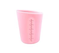 Tasse à mesurer en Silicone, outils avec échelle, bricolage, plâtre de gypse, résine époxy, tasse mélange colle, for la fabrication bijoux, 125/250/500ml, 2 pièces Pour Travaux Manuels(Pink,250ml)