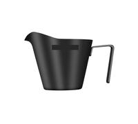 Tasse à mesurer expresso 2 pièces, tasse en acier inoxydable, tasses Sauce avec poignée for les Desserts la au Steak et café Pour les Cafés(Black)