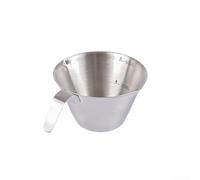 Tasse à mesurer expresso en acier inoxydable 304 avec échelle d'once pour un dosage précis et une performance de versement propre (B)