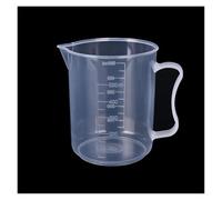 Tasse à mesurer graduée en plastique transparent - Récipient liquide 20/30/50/300 ml for résine époxy, silicone, et plus encore(500ML)