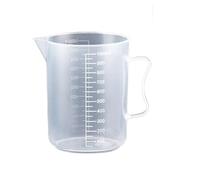 Tasse à mesurer graduée transparente avec couvercle, 1 pièce, bécher de mélange en plastique de grande capacité for et le laboratoire(500ml(with a lid))
