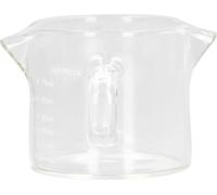 tasse à mesurer le café de 75ml avec poignée Double bec verseur Lait résistant à la chaleur Verre à mesurer Ustensiles de cuisine