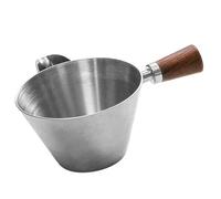 Tasse à mesurer le café en acier inoxydable, filtre à expresso avec poignée et échelle de mesure pour la maison ou le bureau, utilisation pour retirer le filtre à huile de café